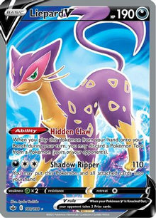 Liepard V (Full Art) - SWSH06: Chilling Reign #180
