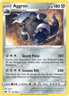 Aggron - SWSH06: Chilling Reign #111