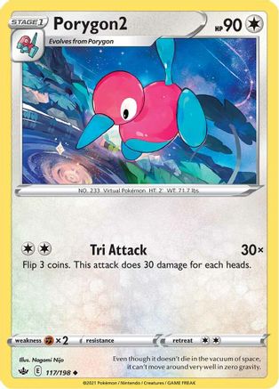 Porygon2 - SWSH06: Chilling Reign #117
