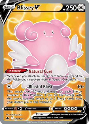 Blissey V (Full Art) - SWSH06: Chilling Reign #182