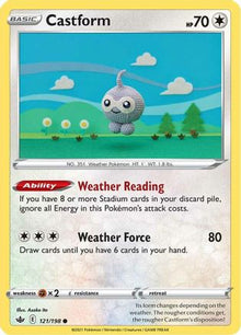 Castform - SWSH06: Chilling Reign #121
