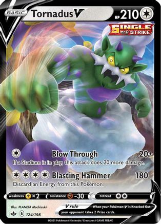 Tornadus V - SWSH06: Chilling Reign #124