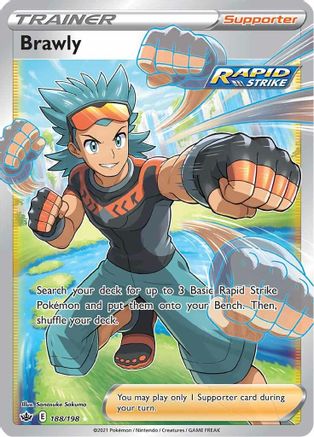 Brawly (Full Art) - SWSH06: Chilling Reign #188