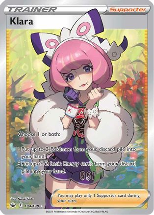 Klara (Full Art) - SWSH06: Chilling Reign #194