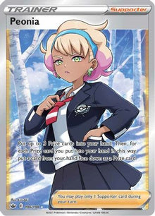 Peonia (Full Art) - SWSH06: Chilling Reign #196