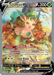 Leafeon V (Alternate Full Art) - SWSH07: Evolving Skies #167