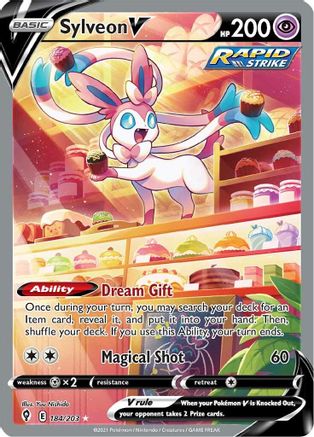 Sylveon V (Alternate Full Art) - SWSH07: Evolving Skies #184