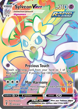 Sylveon VMAX (Secret) - SWSH07: Evolving Skies #211