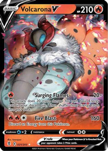 Volcarona V - SWSH07: Evolving Skies #021