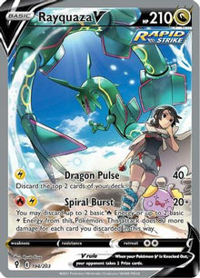 Rayquaza V (Alternate Full Art) - SWSH07: Evolving Skies #194