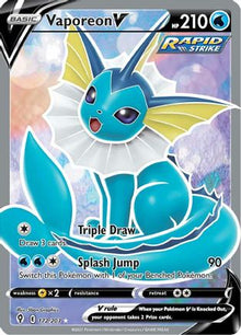 Vaporeon V (Full Art) - SWSH07: Evolving Skies #172