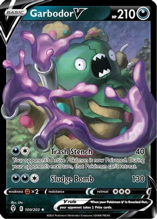 Garbodor V - SWSH07: Evolving Skies #100