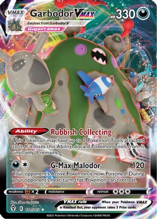 Garbodor VMAX - SWSH07: Evolving Skies #101