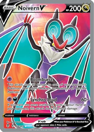 Noivern V (Full Art) - SWSH07: Evolving Skies #195