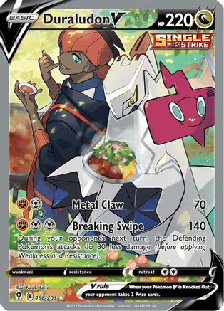 Duraludon V (Alternate Full Art) - SWSH07: Evolving Skies #198