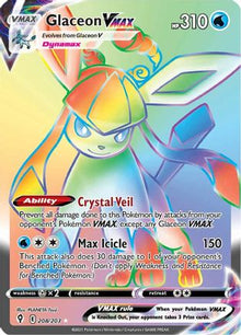 Glaceon VMAX (Secret) - SWSH07: Evolving Skies #208