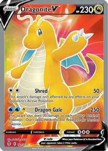 Dragonite V (Full Art) - SWSH07: Evolving Skies #191