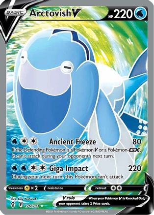 Arctovish V (Full Art) - SWSH07: Evolving Skies #176