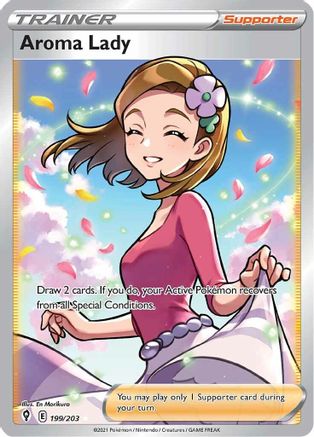 Aroma Lady (Full Art) - SWSH07: Evolving Skies #199