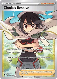 Zinnia's Resolve (Full Art) - SWSH07: Evolving Skies #203