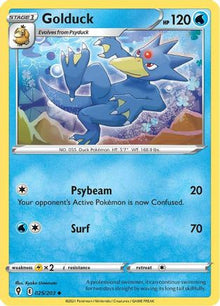 Golduck - SWSH07: Evolving Skies #025