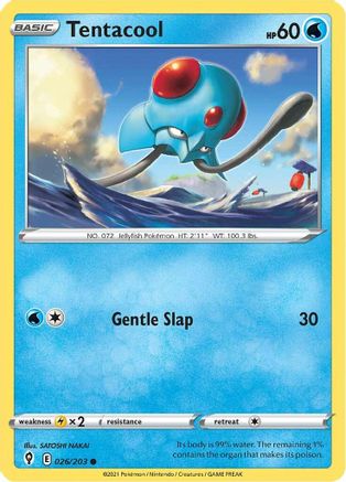 Tentacool - SWSH07: Evolving Skies #026