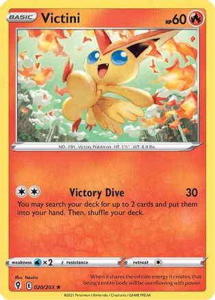 Victini - SWSH07: Evolving Skies #020