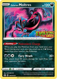 Galarian Moltres - SWSH125 (Prerelease) - SWSH: Sword & Shield Promo Cards #SWSH125