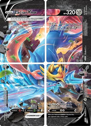 Zacian V-UNION [Set of 4] - SWSH: Sword & Shield Promo Cards #