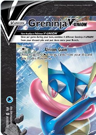 Greninja V-UNION - SWSH155 - SWSH: Sword & Shield Promo Cards #SWSH155