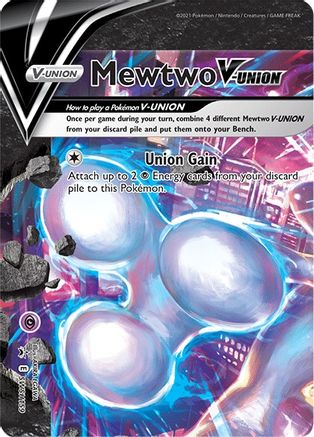 Mewtwo V-UNION - SWSH159 - SWSH: Sword & Shield Promo Cards #SWSH159