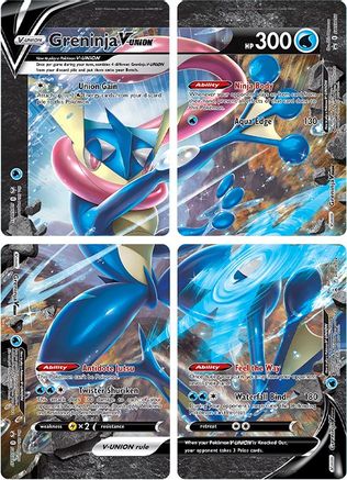 Greninja V-UNION [Set of 4] - SWSH: Sword & Shield Promo Cards #