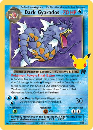Dark Gyarados - Celebrations: Classic Collection #8