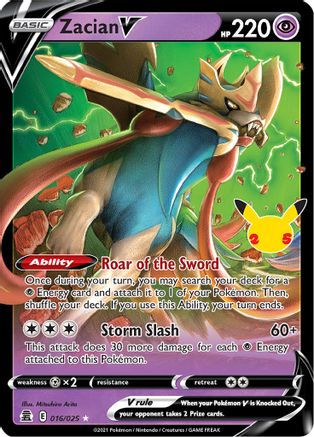 Zacian V - Celebrations #016
