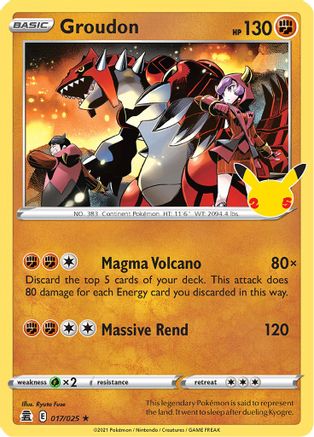 Groudon - Celebrations #017