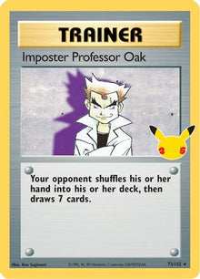 Imposter Professor Oak - Celebrations: Classic Collection #73