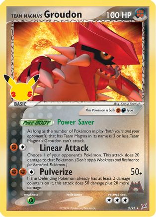 Team Magma's Groudon - Celebrations: Classic Collection #9