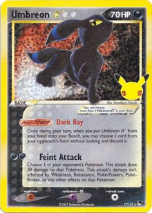Umbreon Star - Celebrations: Classic Collection #17