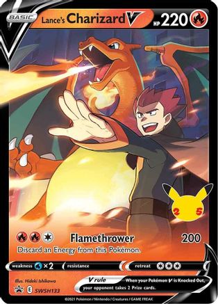 Lance's Charizard V - SWSH133 - SWSH: Sword & Shield Promo Cards #SWSH133