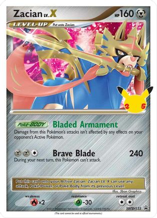 Zacian LV. X - SWSH135 - SWSH: Sword & Shield Promo Cards #SWSH135