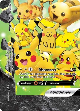 Pikachu V-Union - SWSH141 - SWSH: Sword & Shield Promo Cards #SWSH141
