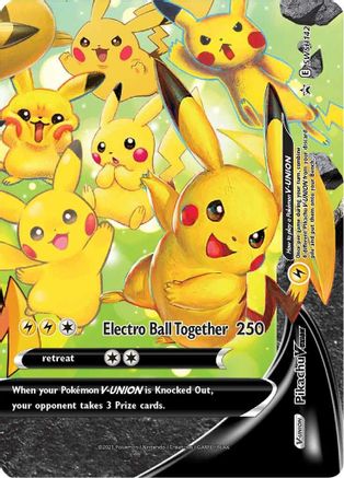 Pikachu V-Union - SWSH142 - SWSH: Sword & Shield Promo Cards #SWSH142