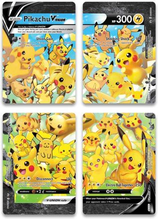 Pikachu V-Union [Set of 4] - SWSH: Sword & Shield Promo Cards #
