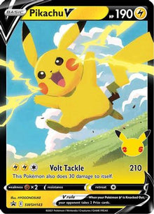 Pikachu V - SWSH143 - SWSH: Sword & Shield Promo Cards #SWSH143