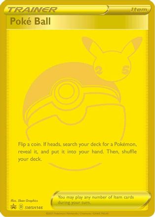 Poke Ball - SWSH146 - SWSH: Sword & Shield Promo Cards #SWSH146