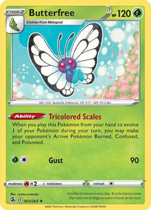 Butterfree - SWSH08: Fusion Strike #003