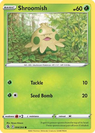 Shroomish - SWSH08: Fusion Strike #004