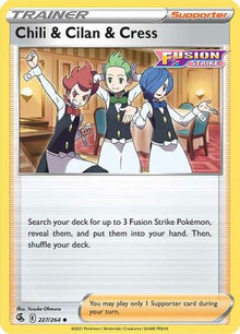 Chili & Cilan & Cress - SWSH08: Fusion Strike #227