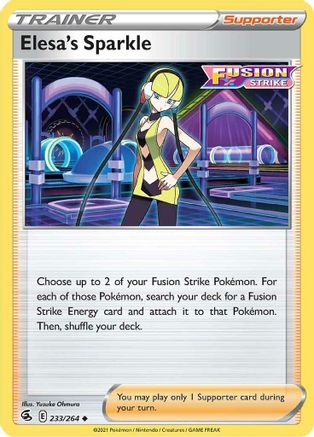 Elesa's Sparkle - SWSH08: Fusion Strike #233