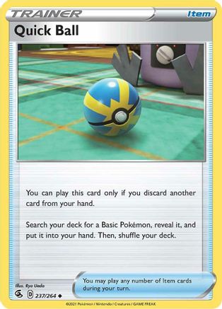 Quick Ball - SWSH08: Fusion Strike #237